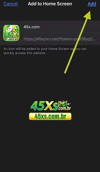 Agora é só tocar em "Adicionar",