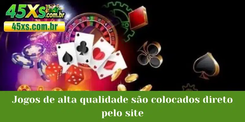 Jogos de alta qualidade são colocados direto pelo site.