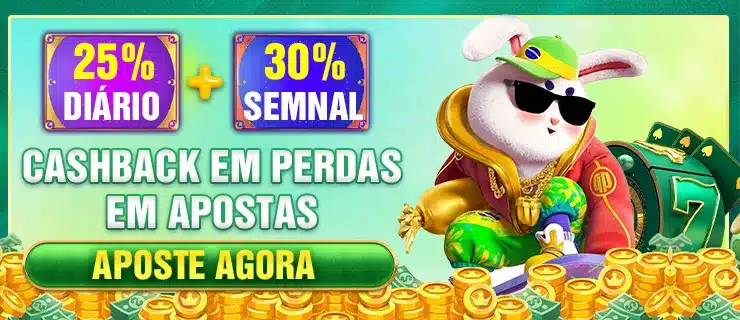 25% DIÁRIO, 30% DE SINAL - CASHBACK EM PERDAS EM APOSTAS